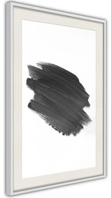 Poster  Brush Test  Cornice Quadri Cornice nera con pass-partout, Larghezza x Altezza Home decor 30x45