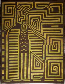 Kilim Tappeto 390 x 300 (Iran) Tessuto A Mano