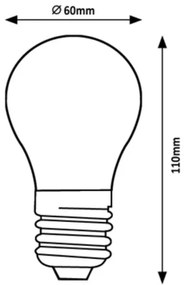 Rabalux 79018 - Lampadina LED FILAMENT A60 E27/4W/230V 4000K