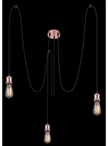 Globo A32-3 - Lampadario a sospensione con filo OLIVER 3xE27/40W/230V ragno