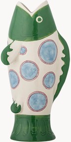 Vaso decorativo in gres dipinto a mano Irving, alt. 22 cm