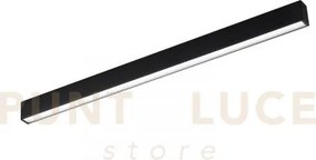 Barra led build in alluminio nero 26w 3650lm 3000k 6,8x100x4 cm.