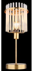 Globo 15698TM - Lampada da tavolo GORLEY 1xE14/40W/230V diametro 15 cm oro