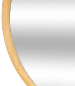 Atmosphera - Specchio da parete KIM diametro 55 cm albero di caucciù