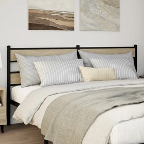 Testiera Rovere Sonoma 200 Cm İn Ferro E Legno Multistrato /