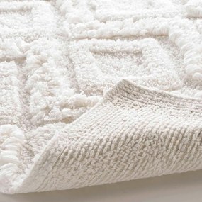Tappetino per il bagno bianco 50x80 cm Ikatis – douceur d'intérieur