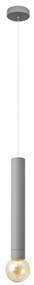 LED Lampadario su corda TUBA 1xGU10/20W/230V grigio