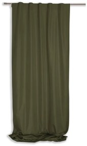 Tenda Flamme 80 verde, passanti nascosti 140x300 cm
