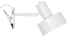 Nordlux - Lampada con morsetto MATIS 1xE27/15W/230V bianco