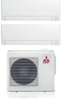 Climatizzatore Condizionatore Mitsubishi Electric Dual Split Inverter Linea Plus serie MSZ-AY 18+18 MXZ-3F54VF R-32 Wi-Fi Integrato 18000+18000