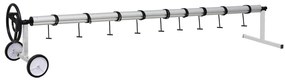 Rullo Di Copertura Per Piscina Con Base İn Acciaio Inox /