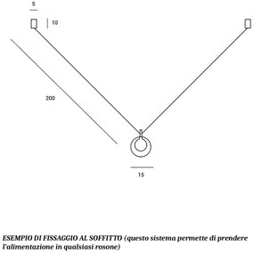 Aladino sospensione 1 luce