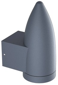 Applique da Parete a Cono per esterni IP65 GU10 - Grigia