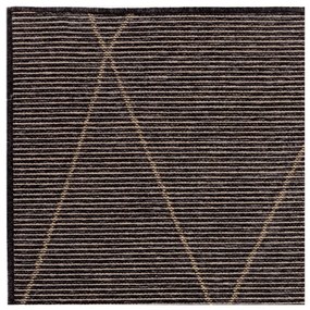 Tappeto grigio scuro con juta 160x230 cm Mulberrry - Asiatic Carpets