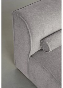 Divano angolare componibile in grigio chiaro (con penisola a destra) Flex Felix – Miuform