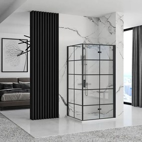 Cabina doccia Rea Molier Black 100x90