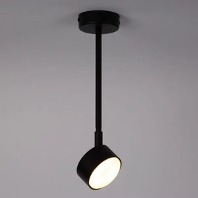 Lampadario a sospensione con supporto rigido NEMO 1xGX53/12W/230V 35 cm nero