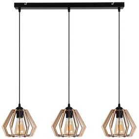 Lampadario su filo BERGO 3xE27/60W/230V bianco