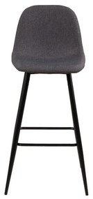 Sgabello da bar nero e grigio 101 cm Wilma - Actona