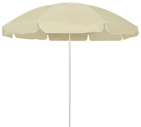 Ombrellone Da Spiaggia Giallo Sabbia 240 Cm /
