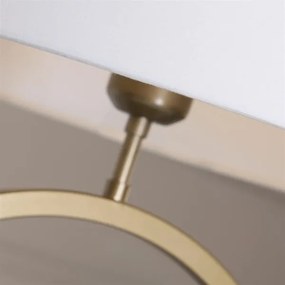 Searchlight EU93102WH - Lampada da tavolo ELEGANT 1xE27/60W/230V bianca