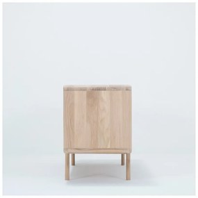 Cassettiera TV in legno massiccio di quercia Fawn - Gazzda