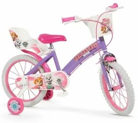 Bicicletta per Bambini The Paw Patrol Rosa 16"