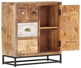 Credenza 60x30x70 cm in legno massello di recupero