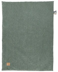 Coperta per bambini verde in velluto a coste 100x77 cm – Meowbaby