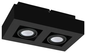 Eglo 31063 - Faretto LED MENDOZA 2xLED/4,7W/230V 3000K nero