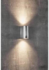 Nordlux - Applique da esterno CANTO 2xGU10/28W/230V IP44 argento