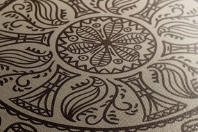 Stampa su tela – Mandala con motivo naturale astratto