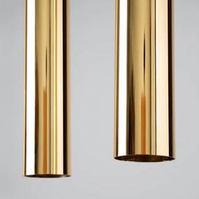 Sollux SL.1241 - Lampadario a sospensione con filo LAGOS 2xGU10/10W/230V oro