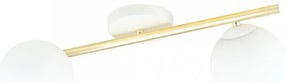 Lampada da soffitto in acciaio SPLENDI 2 Bianco e Oro 2xE14 Colore del corpo Bianco e Oro