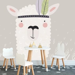 Carta da parati – Lama indiana con piume