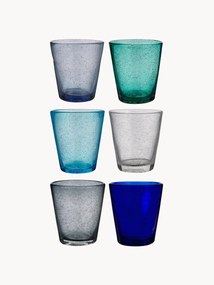 Set di 6 bicchieri acqua con bolle d'aria Baita