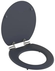 Schütte 80104 - Sedile per WC SPIRIT Antracite con chiusura SoftClose in MDF