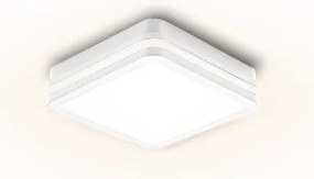Brilagi - Lampada LED da esterno con sensore BENE LED/24W/230V 26x26 cm bianca IP54