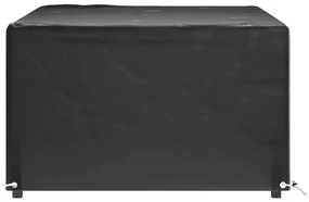 Copri mobili giardino 2pz 8 occhielli 180x135x80cm rettangolare