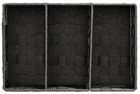 WENKO 20978100 - Organizer ADRIA 32x21 cm nero