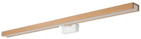 Brilagi-Illuminazione a LED per specchi da bagno WOODY MIRROR LED/15W/230V IP44 quercia/bianco