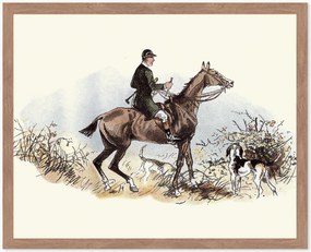 Stampa digitale incorniciata Victorian Huntsman, varie misure