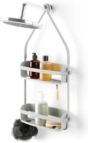Mensola in plastica grigia appesa per il bagno Flex - Umbra