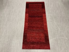 Loribaft Tappeto persiano 90x200 Rosso (Iran) Annodato A Mano