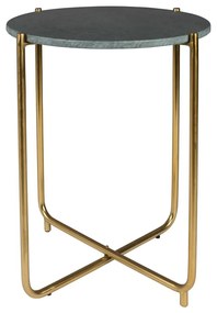 Tavolino verde con piano in marmo Timpa - White Label