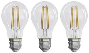 SET 3x Lampadina LED FILAMENT A60 E27/5W/230V 2700K Classe energetica A