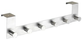 WENKO 22804100-Appendiabiti CELANO 39x11 cm inox/argento