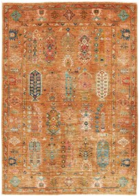Samarkand Tappeto orientale 180x130 Marrone (Pakistan) Annodato A Mano