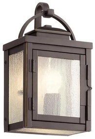 Applique classico chic da esterno KL-CARLSON-S-RZ bronzo IP44 1X E27 ELSTEAD