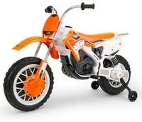 Moto Elettrica per Bambini 12V KTM SX Cross Arancione e Bianca